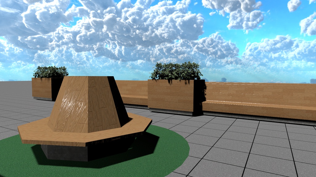 VRChat想定 休憩スペース