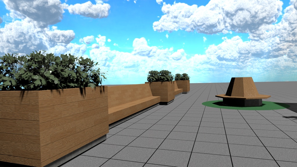 VRChat想定 休憩スペース