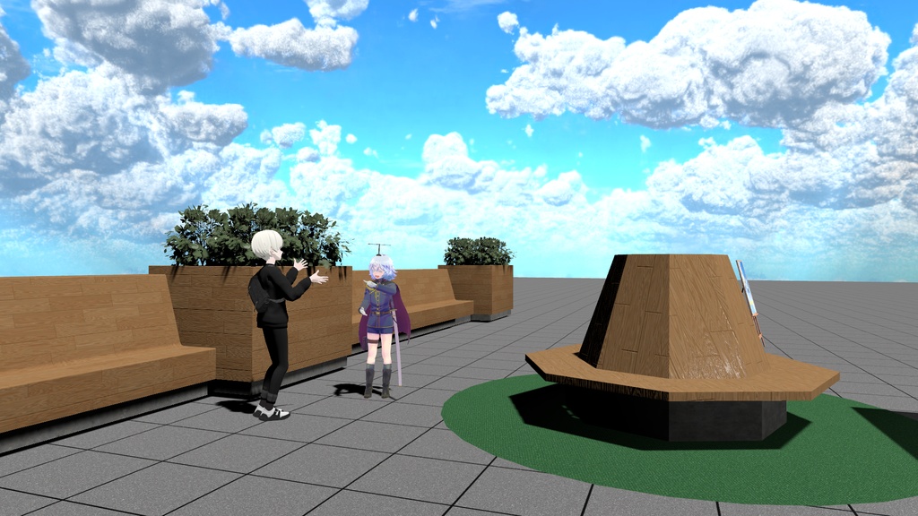VRChat想定 休憩スペース