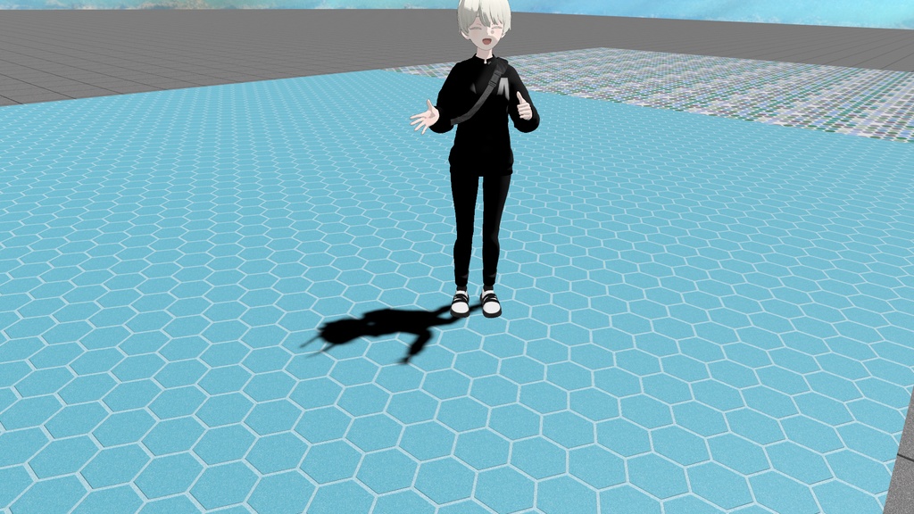 VRChat想定 ハニカム構造タイル