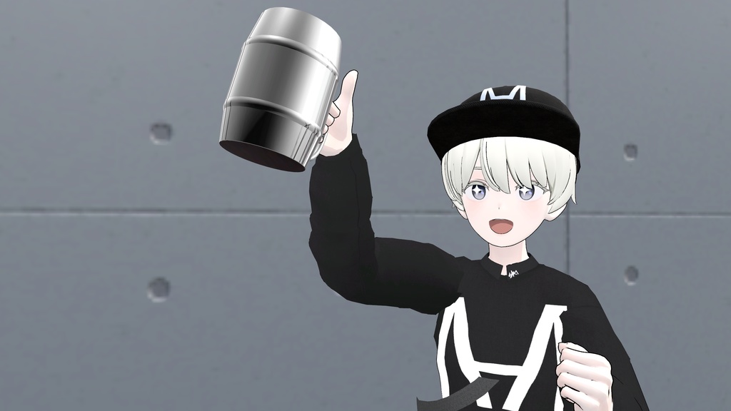 VRChat想定 カラカラハイボールジョッキ
