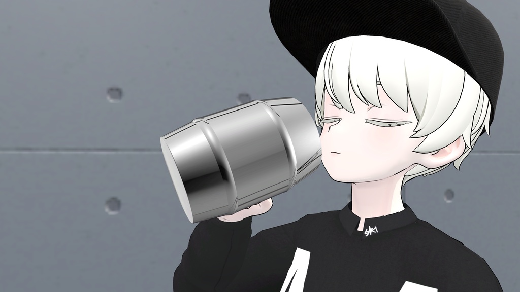 VRChat想定 カラカラハイボールジョッキ