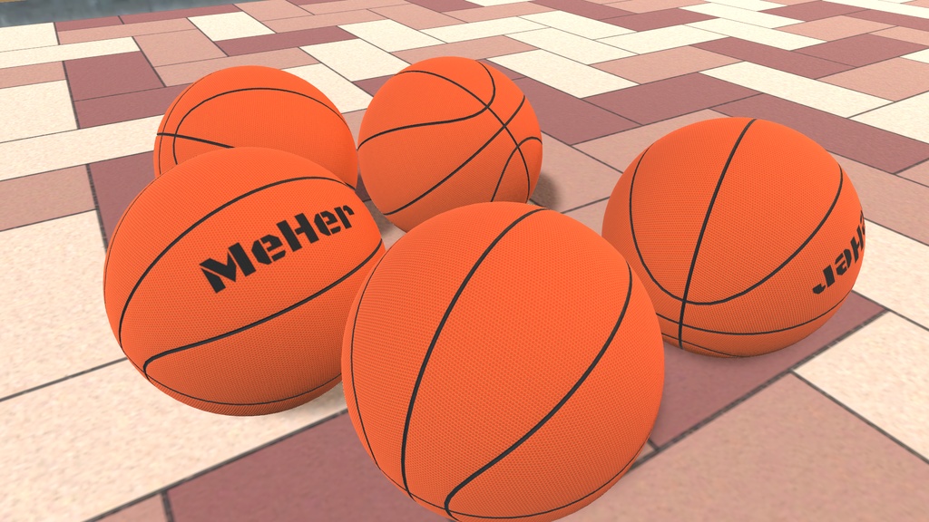 VRChat想定 バスケセット