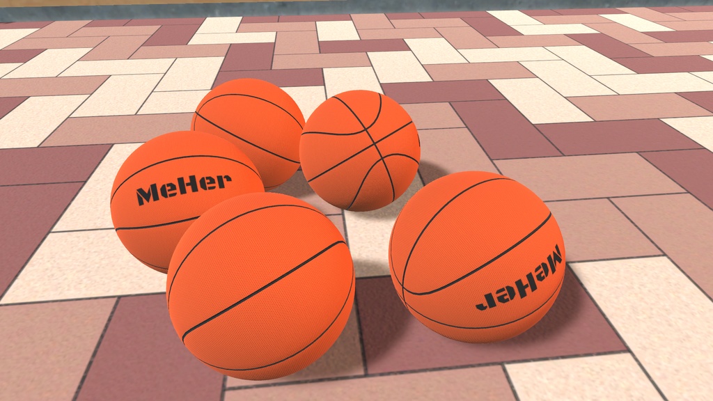 VRChat想定 バスケセット