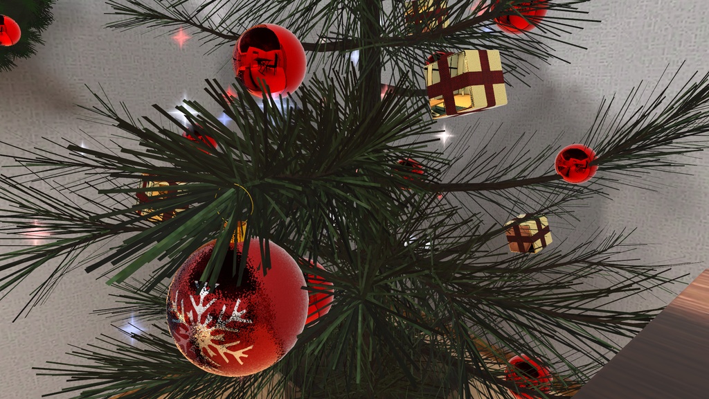 VRChat想定 クリスマスオーナメント(SnowFlake)