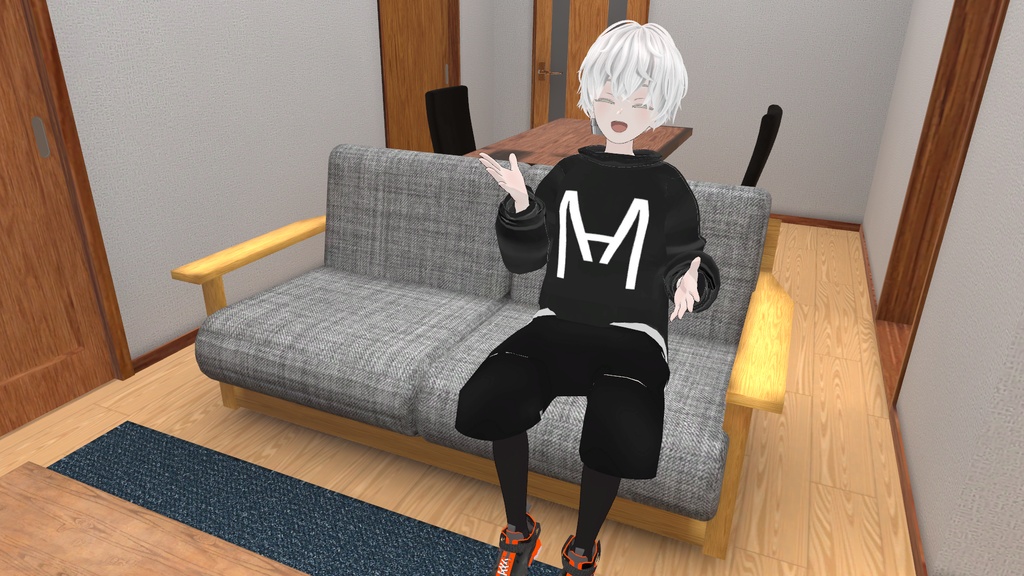 VRChat想定 カジュアルソファ