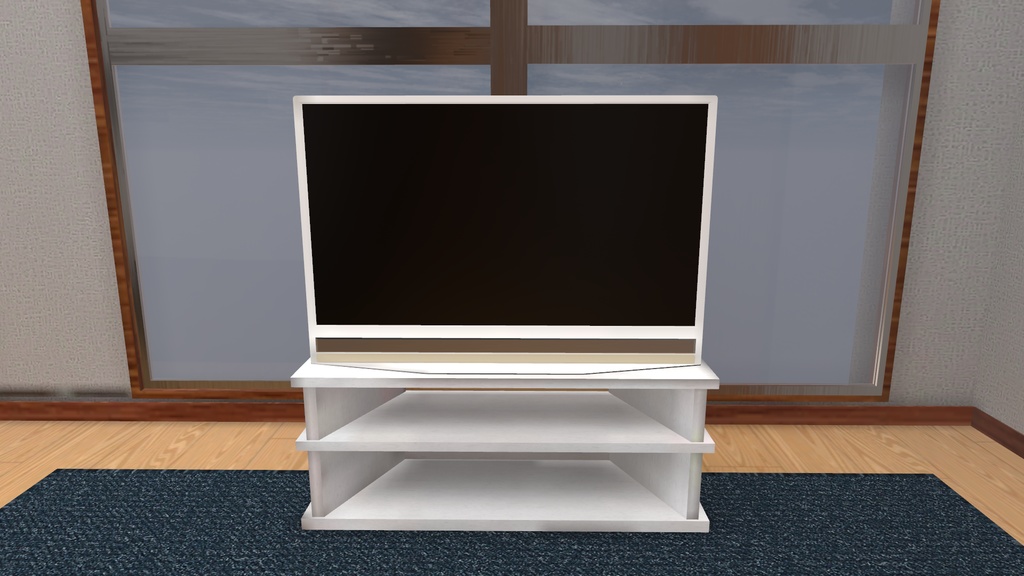 VRChat想定 デジタルテレビ