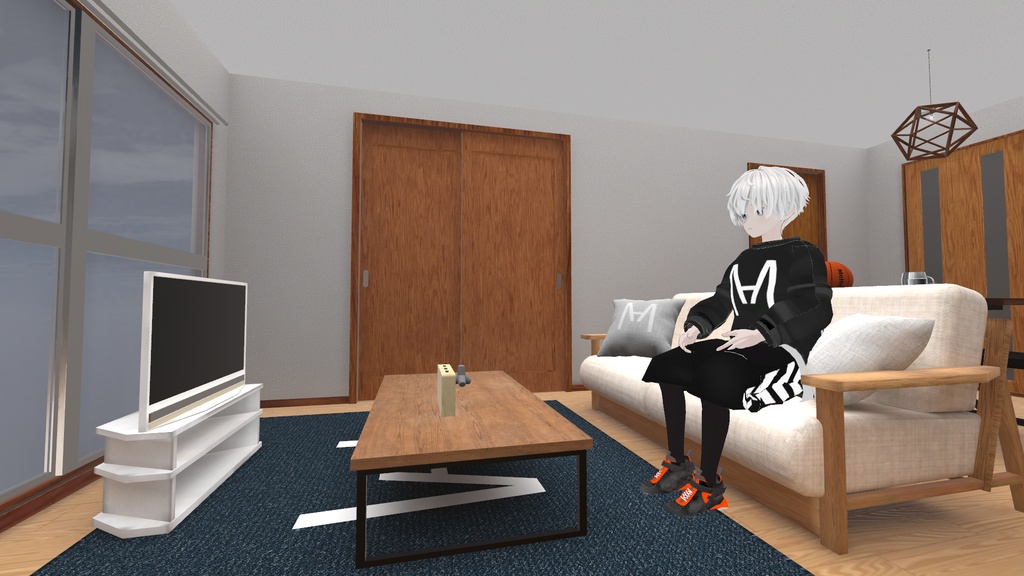 VRChat想定 デジタルテレビ