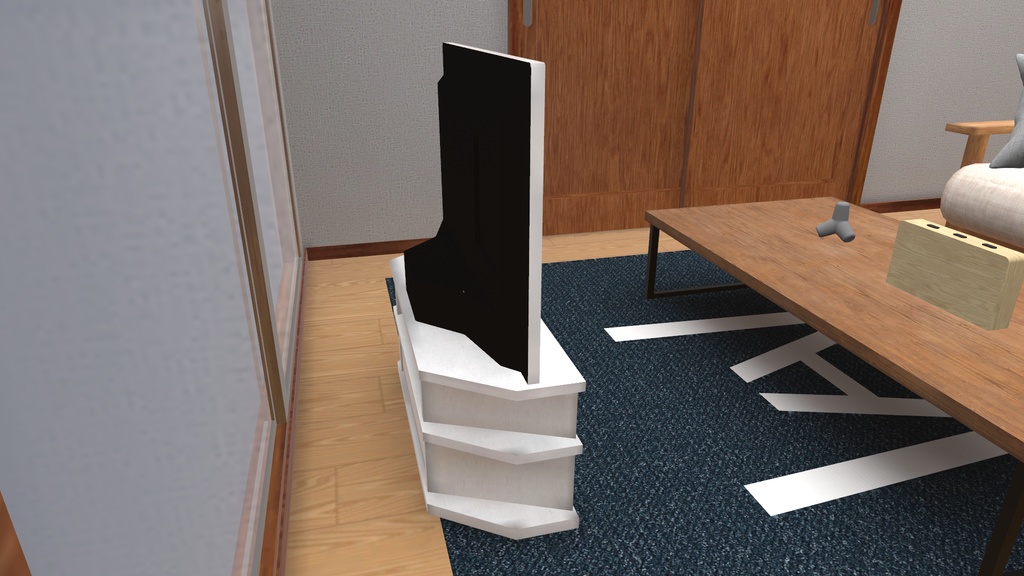 VRChat想定 デジタルテレビ