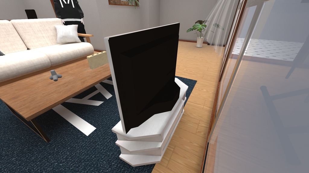 VRChat想定 デジタルテレビ
