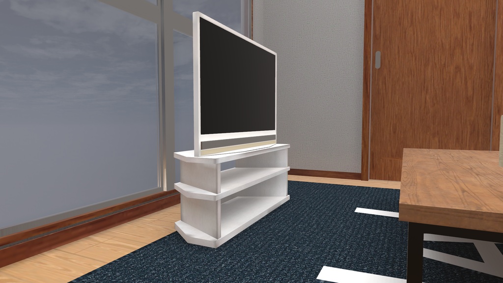 VRChat想定 デジタルテレビ