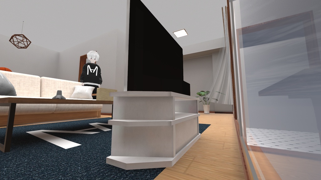 VRChat想定 デジタルテレビ