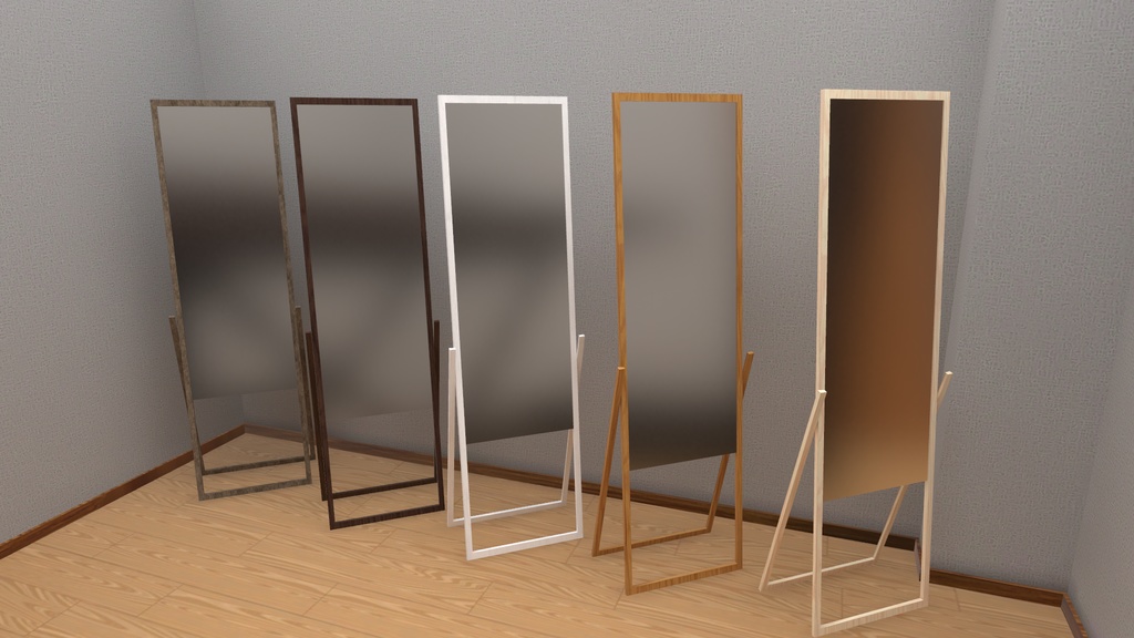 VRChat想定 ルームミラー