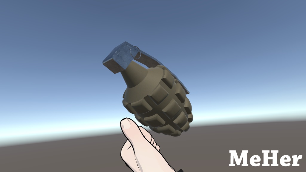 VRChat想定 手榴弾