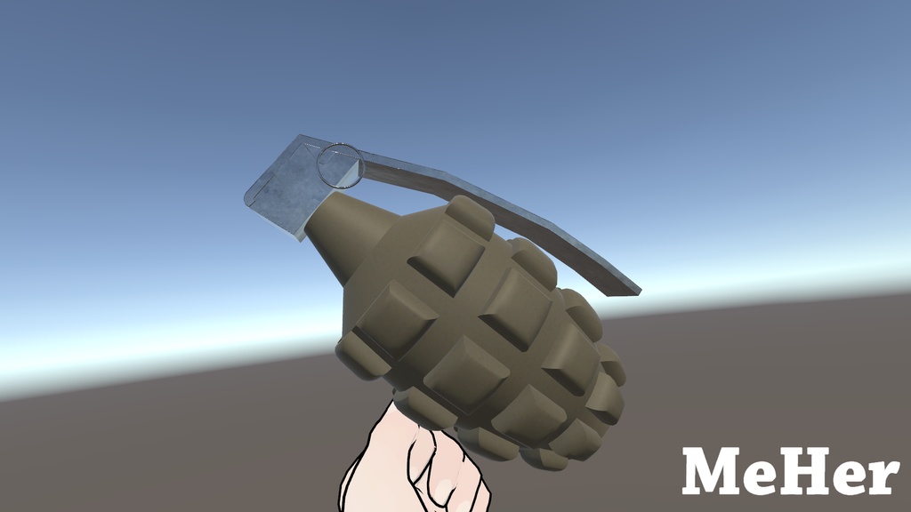 VRChat想定 手榴弾