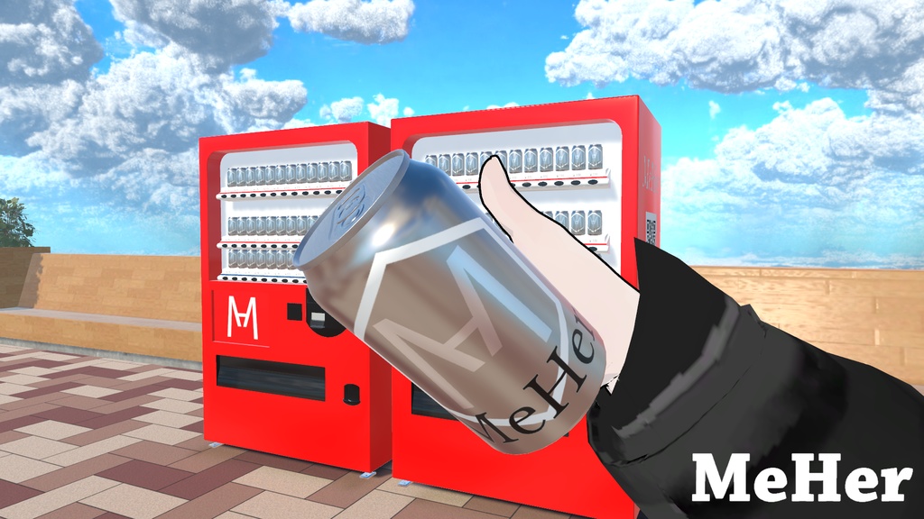 VRChat想定 自動販売機