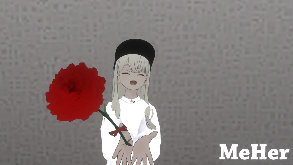 VRChat想定 カーネーション