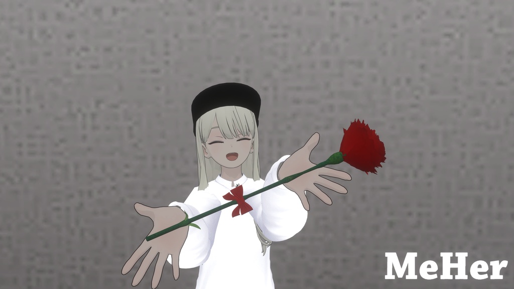 VRChat想定 カーネーション