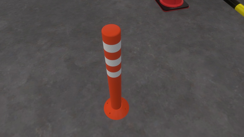 VRChat想定 ラバーポール