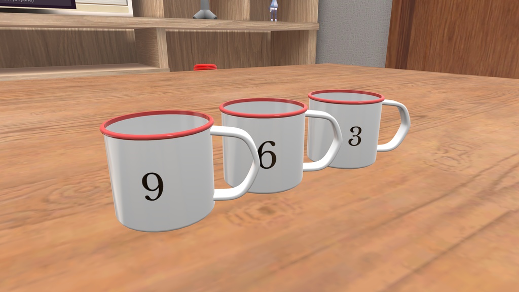 VRChat想定 おしゃれコップ