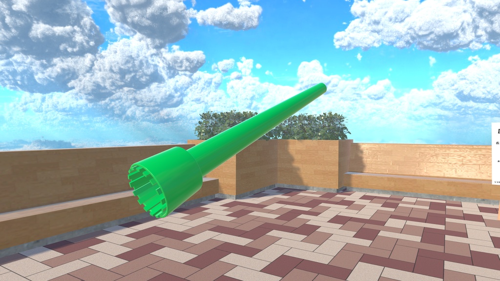 VRChat想定 シャボン玉