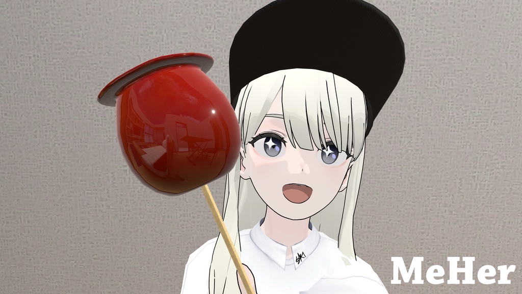 VRChat想定 りんご飴