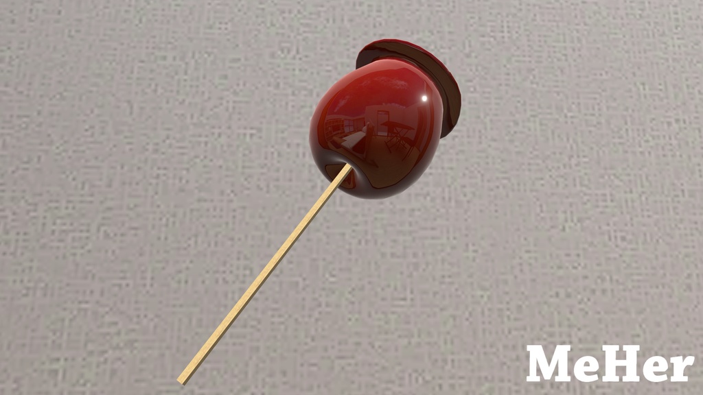 VRChat想定 りんご飴