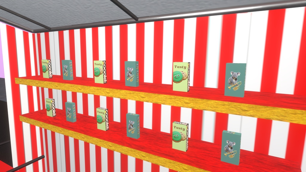 VRChat想定 射的屋台セット