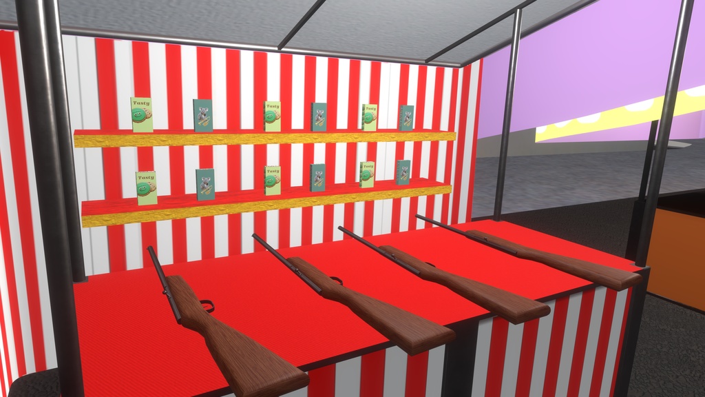 VRChat想定 射的屋台セット