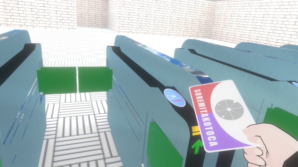VRChat想定 改札システム