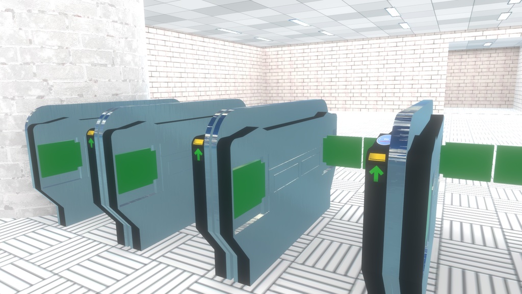 VRChat想定 改札システム