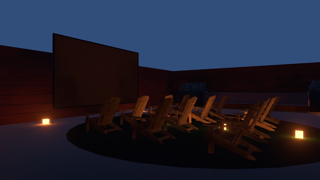 VRChat想定 サウナワールドセット