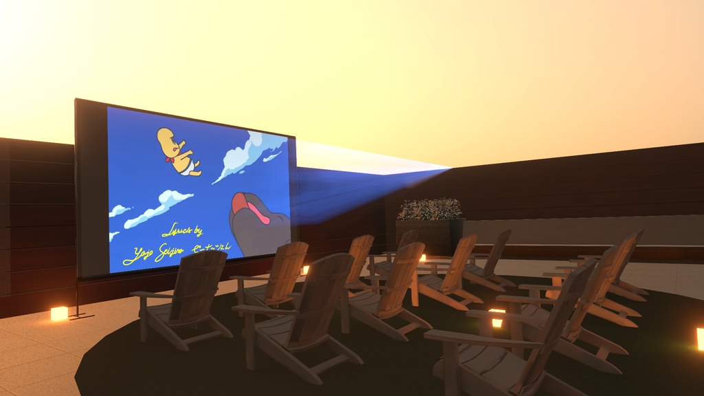 VRChat想定 サウナワールドセット