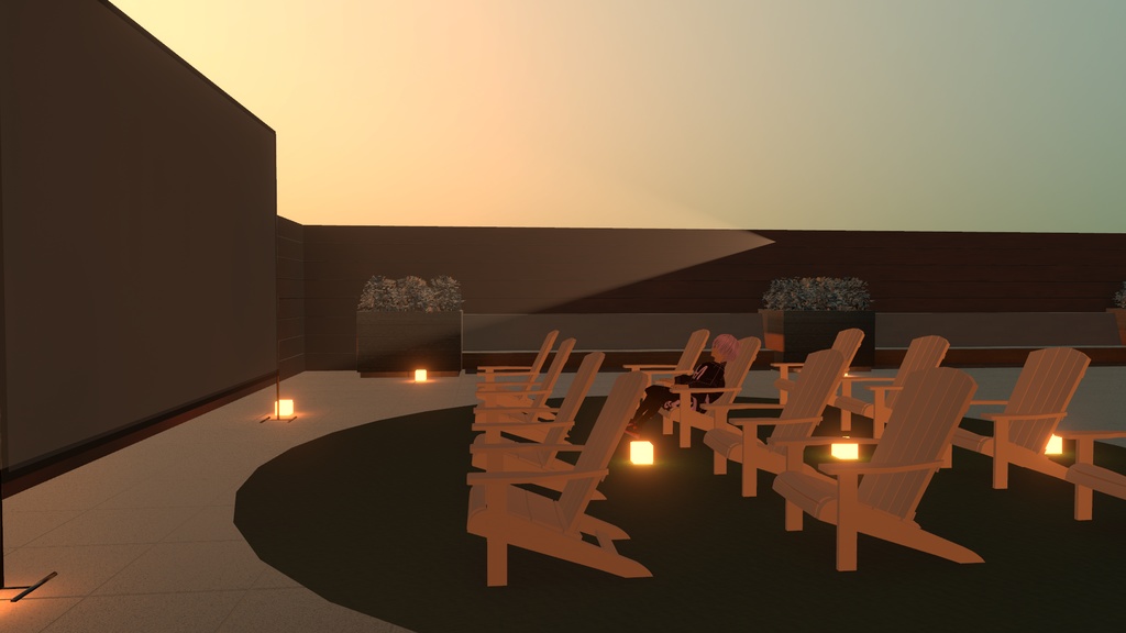 VRChat想定 サウナワールドセット