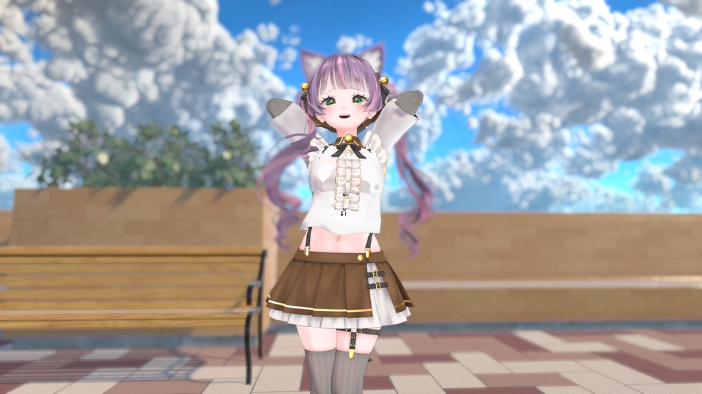 VRChat想定 ポートレートモデルポーズ集