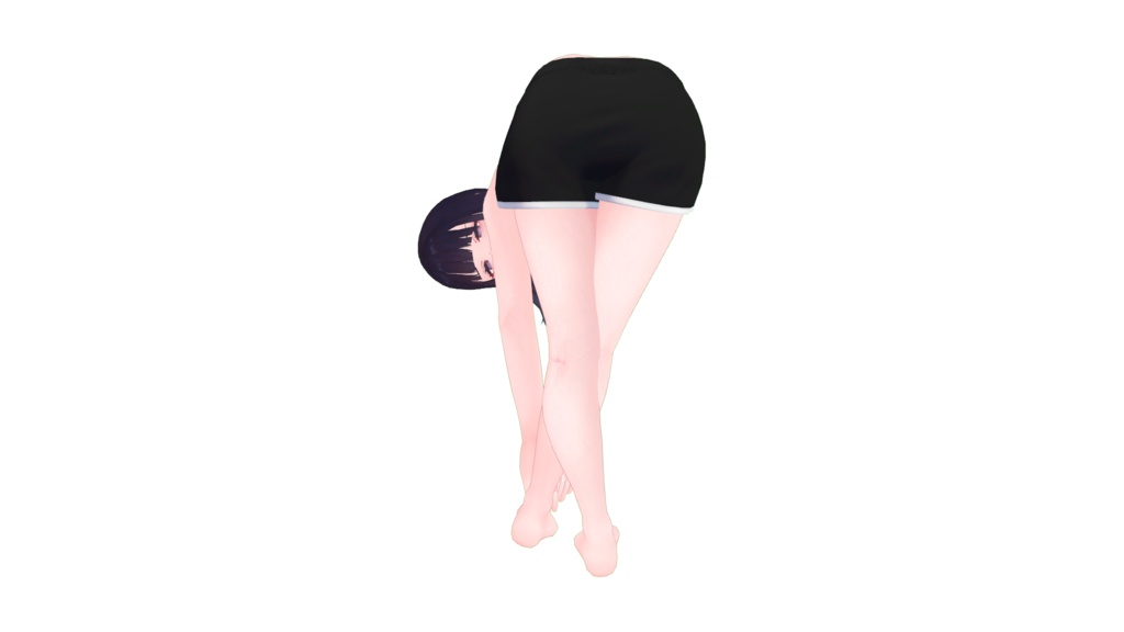 VRChat想定 ポートレートモデルポーズ集