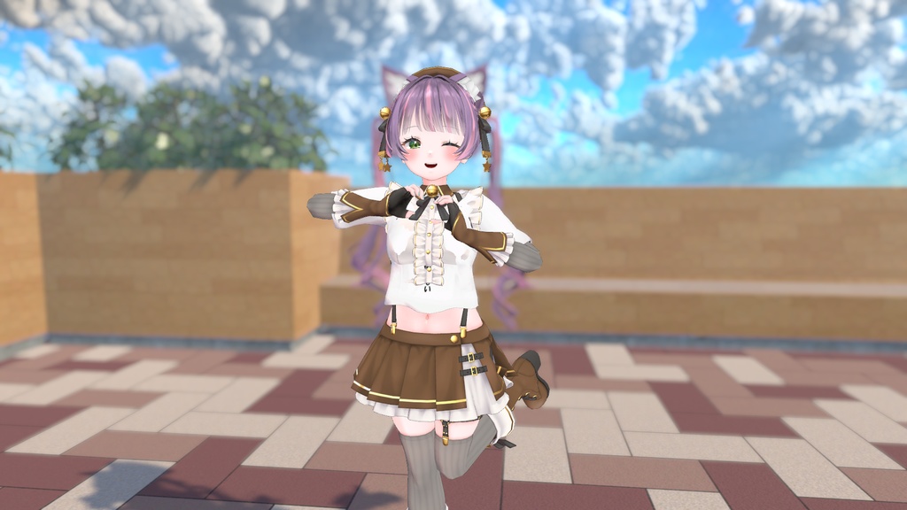 VRChat想定 ポートレートモデルポーズ集
