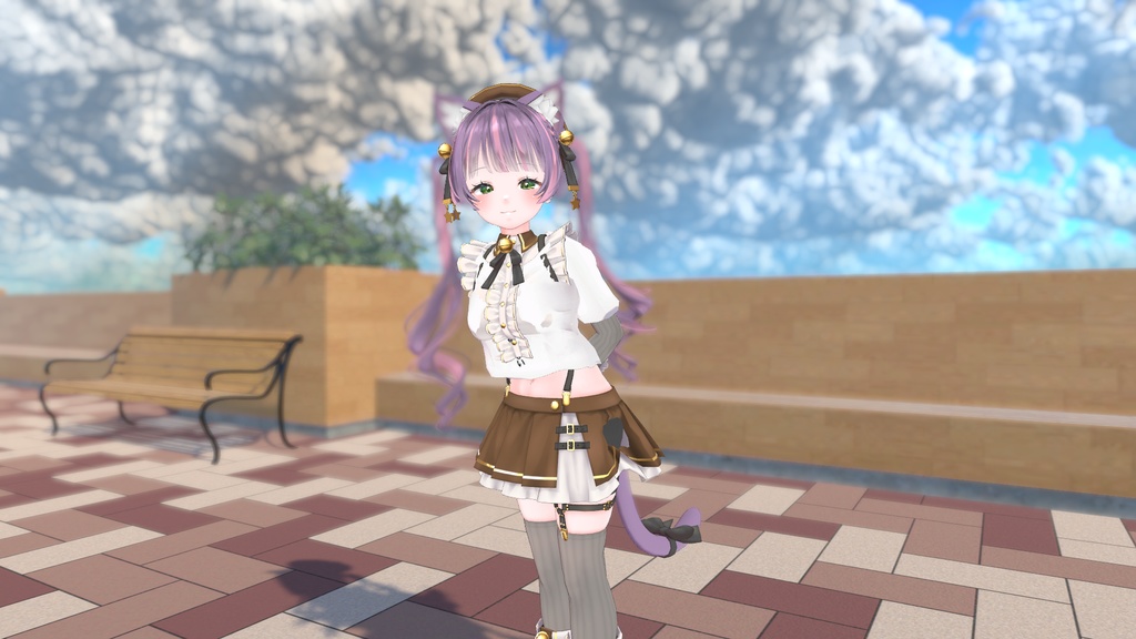 VRChat想定 ポートレートモデルポーズ集