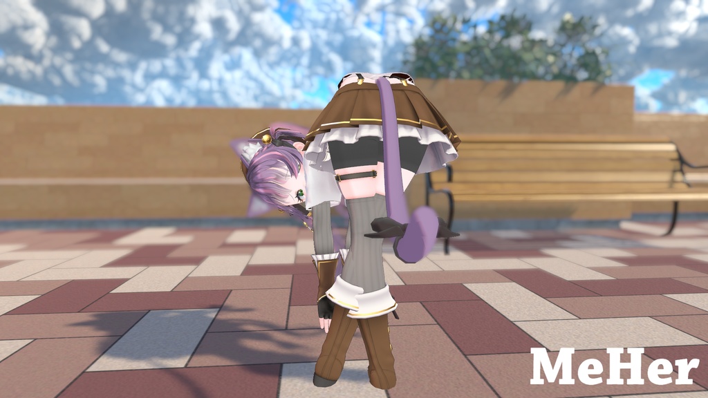 VRChat想定 ポートレートモデルポーズ集