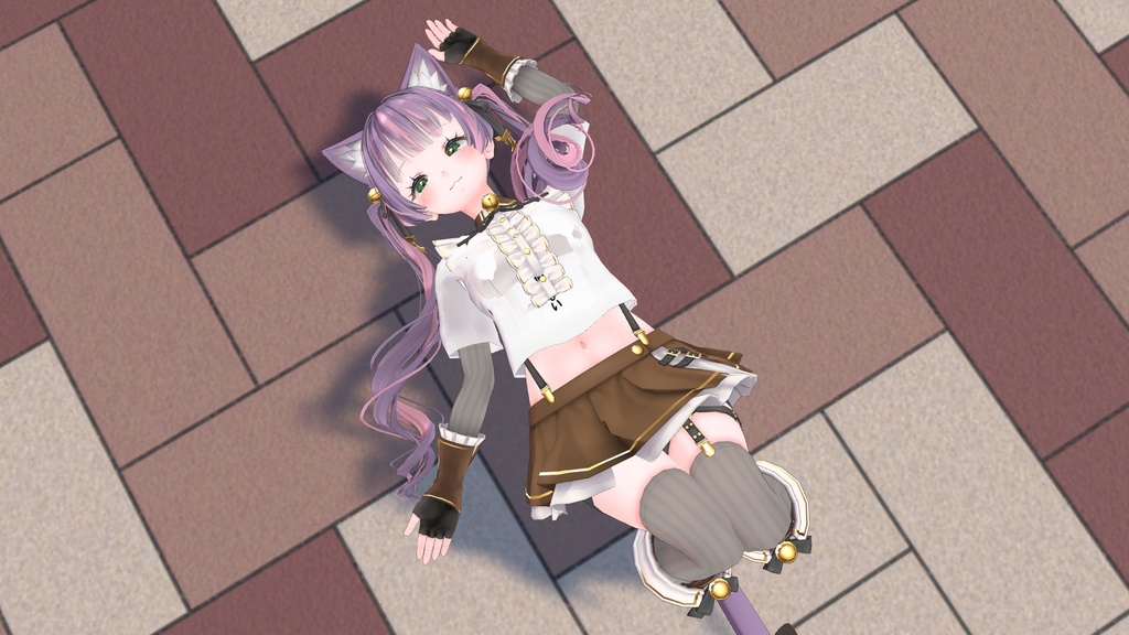 VRChat想定 ポートレートモデルポーズ集
