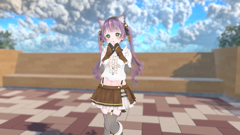 VRChat想定 ポートレートモデルポーズ集