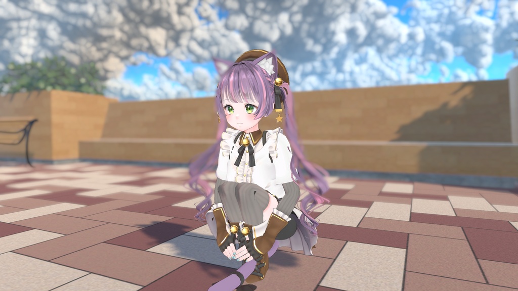 VRChat想定 ポートレートモデルポーズ集