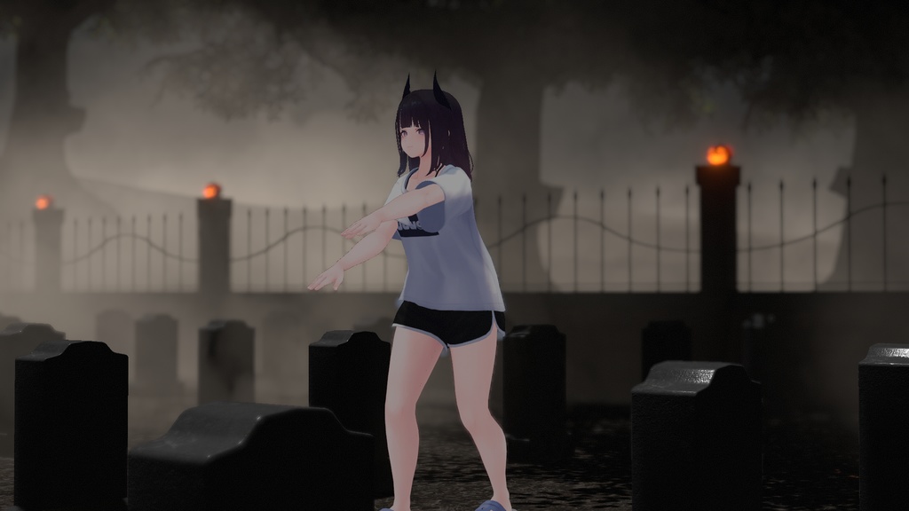 VRChat想定 ゾンビ歩きエモート