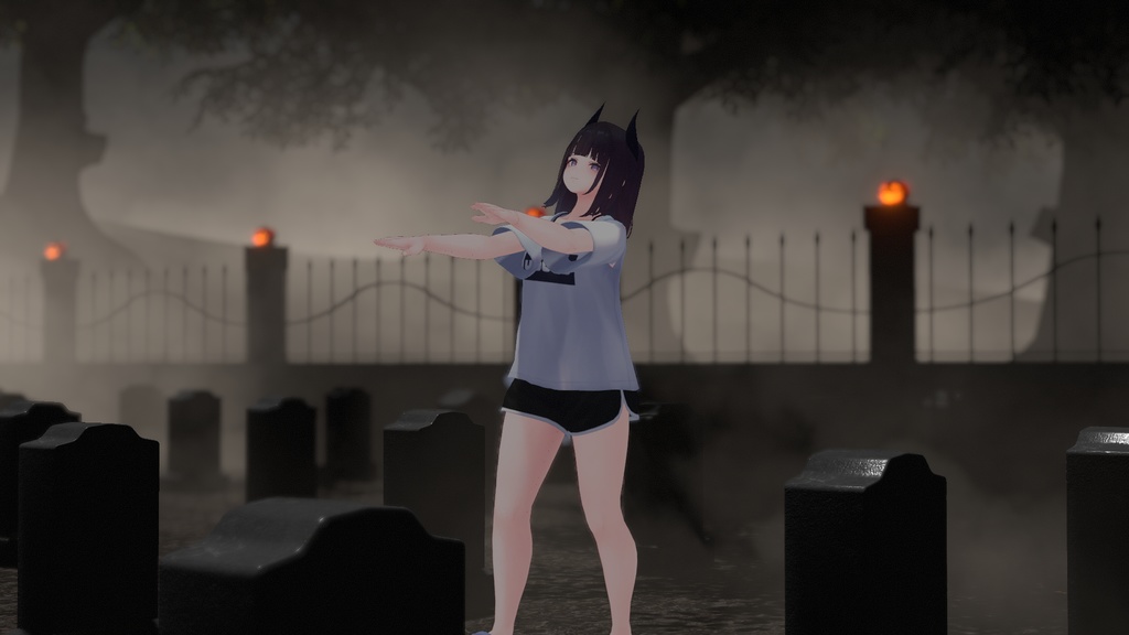 VRChat想定 ゾンビ歩きエモート