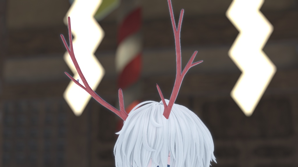 VRChat想定 龍の角