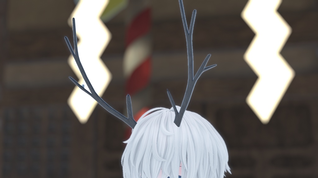 VRChat想定 龍の角