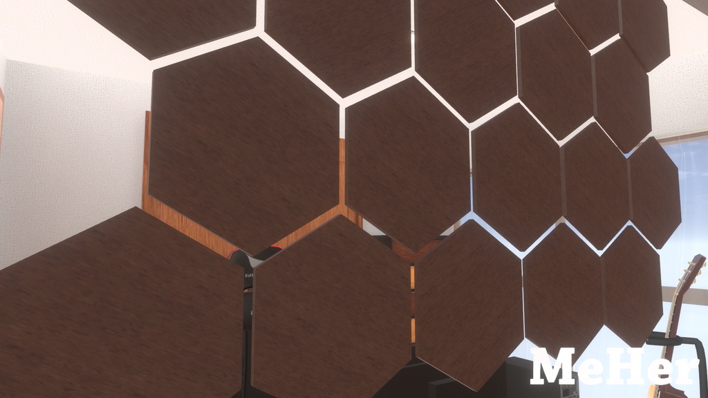 VRChat想定 パネルディスプレイ