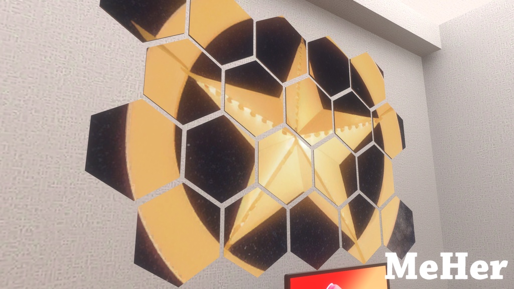 VRChat想定 パネルディスプレイ