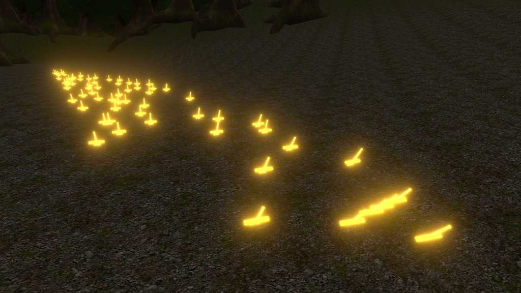 VRChat想定 光剣魔法