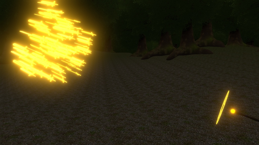 VRChat想定 光剣魔法